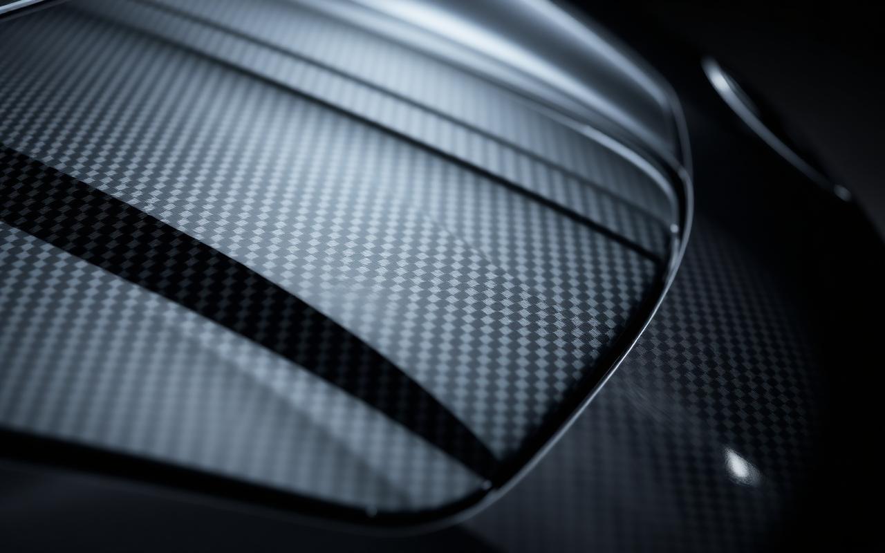 Porsche 987 Boxster / Cayman carbon fiber hood close-up — CFGMOD carbon fiber and fiberglass modification