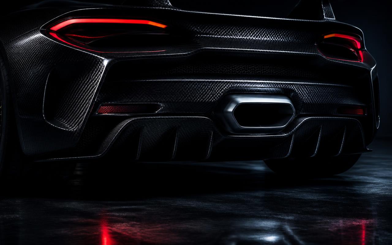 Toyota MR2 (SW20) carbon rear wing and diffuser detail — CFGMOD carbon fiber and fiberglass modification