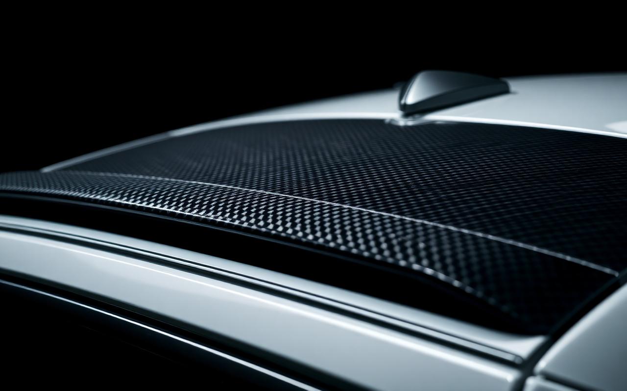 Volvo V70 / V70 R carbon rear wing and diffuser detail — CFGMOD carbon fiber and fiberglass modification