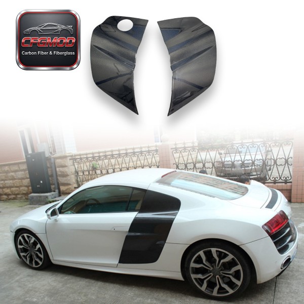 For Audi R8 2010-2015 Carbon Fiber Side Blade Door Panels Rear Side Panel Replacement For Audi R8 2010-2015 Carbon Fiber Side Blade Door Panels Rear Side Panel Replacement