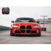 Dry Carbon Fiber R44 Design Front Fog Lamp Grille Trim for BMW 2020+ M3 M4 G80 G82 Modification Accessories