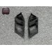Dry Carbon Fiber R44 Design Front Fog Lamp Grille Trim for BMW 2020+ M3 M4 G80 G82 Modification Accessories