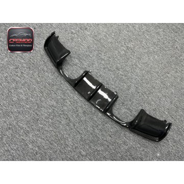 2005-2013 BMW M3 E92 E93 V Style Carbon Fiber Rear Lip Diffuser Undertray