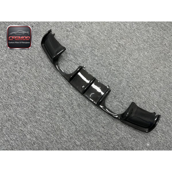2005-2013 BMW M3 E92 E93 V Style Carbon Fiber Rear Lip Diffuser Undertray 2005-2013 BMW M3 E92 E93 V Style Carbon Fiber Rear Lip Diffuser Undertray
