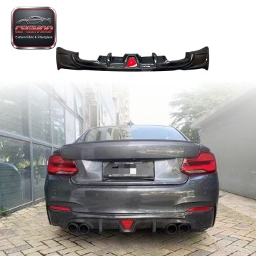 2014-2021 2 Series M235i F22 F23 3D Style Carbon Fiber Front Lip Splitter