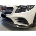 B-Style Dry Carbon Fiber Front Chin Spoiler Splitter for Mercedes-Benz C-Class W205
