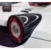 Dry Carbon Fiber V Style Rear Taillight Covers Trim for Ferrari 458 Italia Spider 2018+
