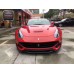 For Ferrari F12 Berlinetta 2012-2017 DMC Style Carbon Fiber Hood Vent Insert Trim
