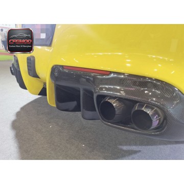 For Ferrari F12 Berlinetta 2012-2017 DMC Style Carbon Fiber Rear Bumper Splitter Lip For Ferrari F12 Berlinetta 2012-2017 DMC Style Carbon Fiber Rear Bumper Splitter Lip