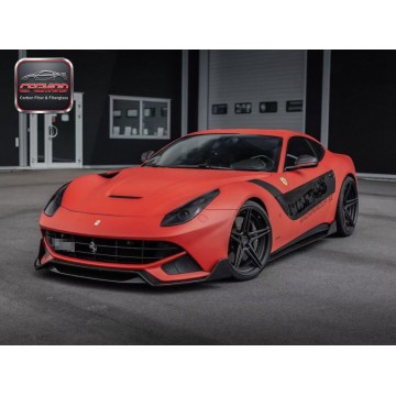 For Ferrari F12 Berlinetta 2012-2017 DMC Style Carbon Fiber Side Skirts For Ferrari F12 Berlinetta 2012-2017 DMC Style Carbon Fiber Side Skirts