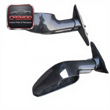 New CF F430 Carbon Fiber Side Mirror Frame with Base Right Placement 2pcs Set New CF F430 Carbon Fiber Side Mirror Frame with Base Right Placement 2pcs Set