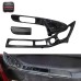 2000-2002 RX7 FD3S RHD Inner Door Handle Replacement Interior Kits Left and Right Sides Carbon Fiber Black Polished