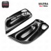 1992-1997 RX7 FD3S Inner Door RHD Panel Replacement Door Card Cover Trim 2 Pcs Carbon Fiber Black
