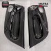 1992-1997 RX7 FD3S Inner Door RHD Panel Replacement Door Card Cover Trim 2 Pcs Carbon Fiber Black