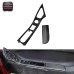 2000-2002 RX7 FD3S RHD Inner Door Handle Replacement Interior Kits Left and Right Sides Carbon Fiber Black Polished