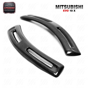 For EVO X EVO 10 V-style Carbon Fiber Front Fender Vents For EVO X EVO 10 V-style Carbon Fiber Front Fender Vents