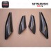 For Evo 10 Carbon Fiber Bumper Canard Carbon