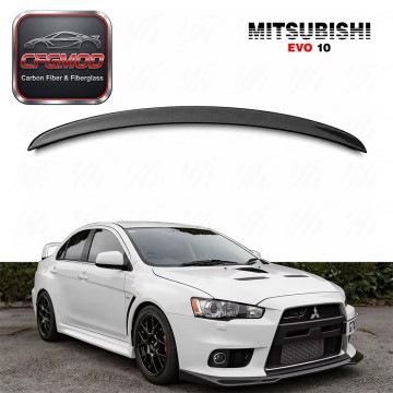 FOR 2008-2012 EVO 10 Rear Trunk Spoiler Carbon Fiber CF