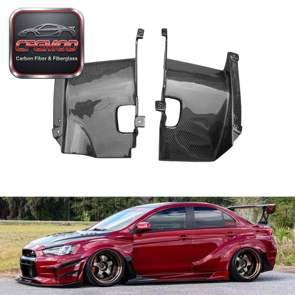 Carbon Fiber Evolution 10 EVO X INTERCOOLER PLATE (pair) CF