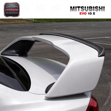 Evolution 10 EVO X Carbon Fiber Rear Single Deck GURNEY FLAP for Mitsubishi 7 Gen 2001-2010 Evolution 10 EVO X Carbon Fiber Rear Single Deck GURNEY FLAP for Mitsubishi 7 Gen 2001-2010