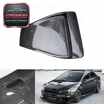 For Lancer Evolution 10 EVO X OEM Style Bonnet Hood Center Scoop CF Carbon Fiber For Lancer Evolution 10 EVO X OEM Style Bonnet Hood Center Scoop CF Carbon Fiber