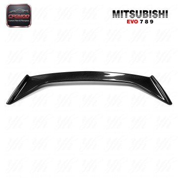 For 2001-2007 Evolution 7 8 9 EVO 7 8 9 Rear Wing (Original Spoiler Needs to Be Removed) CF
