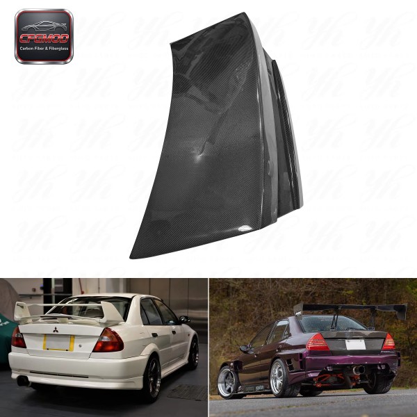 Perfect Fitment Black Carbon Fiber Rear Trunk Lid Cover for Mitsubishi Lancer Evolution 4 5 6 EVO4 EVO5 EVO6 Upgrades Perfect Fitment Black Carbon Fiber Rear Trunk Lid Cover for Mitsubishi Lancer Evolution 4 5 6 EVO4 EVO5 EVO6 Upgrades