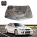 New High Quality Black 3K Twill Weave Carbon Fiber Bonnet for EVO 5 6 with