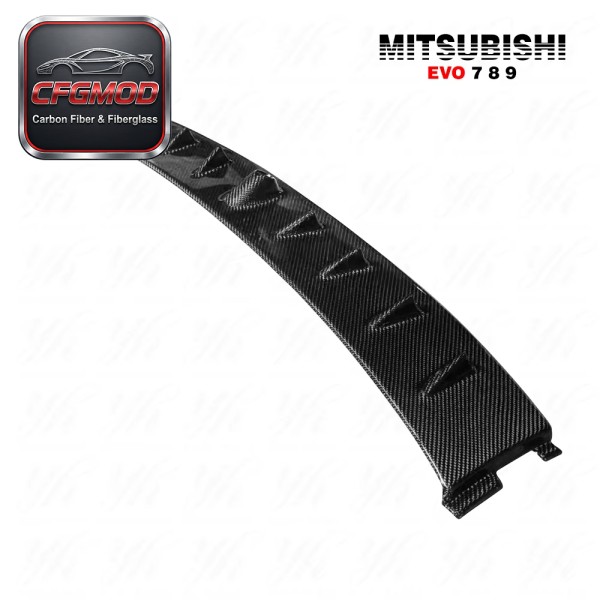 Black Carbon Fiber Rear Roof Spoiler Wing for 2001-2007 Lancer Evolution EVO 7 8 9 Vortex Air Generator Brand Black Carbon Fiber Rear Roof Spoiler Wing for 2001-2007 Lancer Evolution EVO 7 8 9 Vortex Air Generator Brand