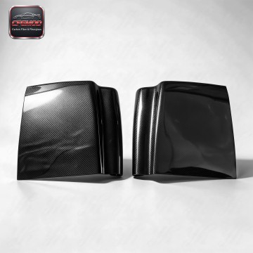 For CF Universal Rear Bumper Side Diffuser (Fit All Models for EVO & Subaru) Carbon Fiber