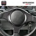 Carbon Fiber Steering Wheel Cover CF for Mitsubishi Lancer EVO 7 8 9 3k Twill Weave High Gloss Finish Black