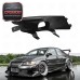 3K Twill Carbon Fiber LHS Headlight Air Intake Duct Replacement for Mitsubishi Lancer Evolution EVO 7 8 9 CT9A Tuning