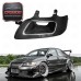 3K Twill Carbon Fiber LHS Headlight Air Intake Duct Replacement for Mitsubishi Lancer Evolution EVO 7 8 9 CT9A Tuning