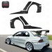 Brand Black FRP Carbon Fiber 2006-2007 Mitsubishi EVO 8 9 VC VTX Cyber Rear Over Fender