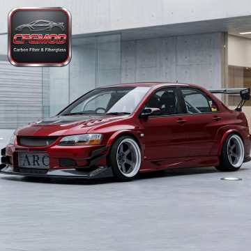 4pcs FRP Track Canards for Lancer Evolution 7-9 EVO Custom Performance Enhancement Model