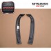 Black High Polished Gloss Finished 2001-2005 EVO 7 EVO 8 EVO 9 JDM Rear Bumper DAMD Extension Spats Carbon Fiber