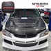 CF Carbon Fiber Hood Bonnet for 2003-2007 Evolution Evo 8 9 VTX Cyber Style