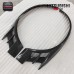 Premium Carbon Fiber Front Wide Fender Flares VC Look for Mitsubishi Evolution EVO8 EVO9 Bodykit Factory Wholesale