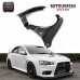 5PCS Voltex Style Carbon Fiber Rear Diffuser with Fitting Kits for Mitsubishi Lancer Evolution EVO 9 IX CT9A Bodykit
