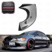 Black EVO 9 Rear Bumper Exhaust Heat Shield Carbon Fiber for Mitsubishi Lancer 1985-1989