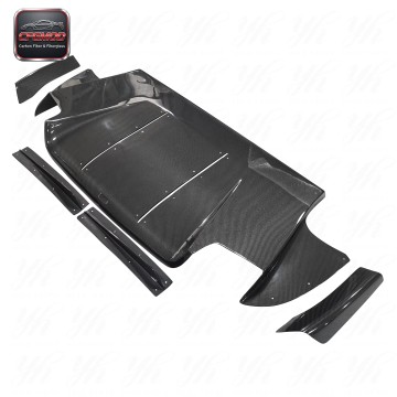 Carbon Fiber REAR DIFFUSER CF for Evolution EVO 9 STYLE CF