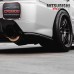 Rear Bumper Extensions Spat Addon Carbon Fiber for Evolution Evo 7 8 9 JDM Damd Style