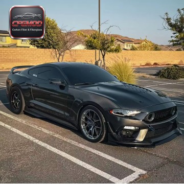 Carbon Fiber GT500 Design Engine Bonnet Hood Cover for Ford Mustang 2015-2023 Modification Accessories