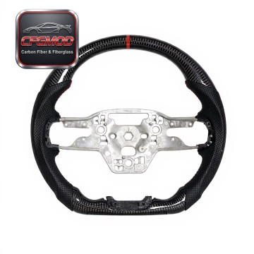 Cross-Border Best-Selling Custom Carbon Fiber Car Steering Wheel for 2024+ for Mustang S650 OLIVER