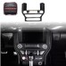 Adhesive Dry Carbon Stereo Radio Panel Cover for Ford Mustang 2015-2023 Interior Modification Parts