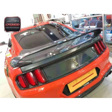 Aerodynamic GT500 Style Carbon Fiber Rear Spoiler Wing for 2015-2023 Ford Mustang