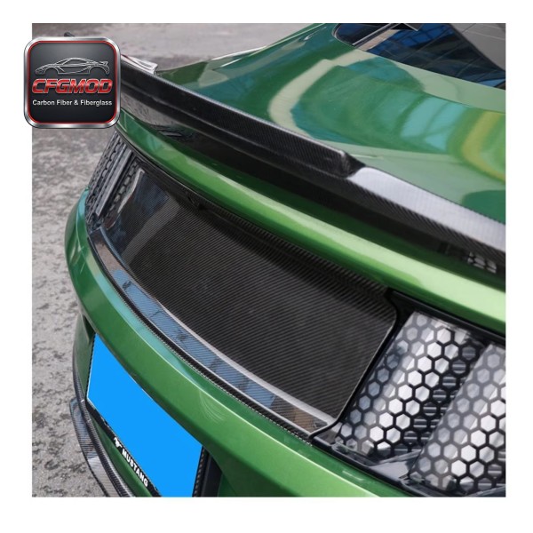 Carbon Fiber Rear Trunk Lid Cover Replacement for 2015-2023 Ford Mustang Tuning Parts Carbon Fiber Rear Trunk Lid Cover Replacement for 2015-2023 Ford Mustang Tuning Parts