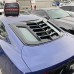Gloss Black ABS Rear Windshield Louver Sun Shade Cover for 2015-2023 Ford Mustang Tuning Parts