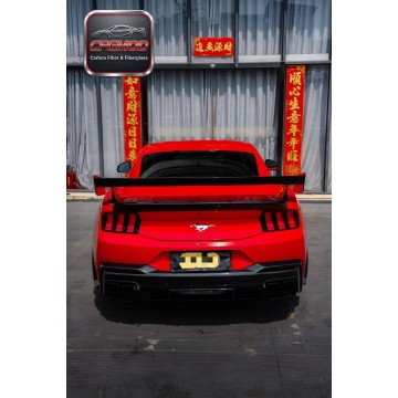 Dry Carbon Fiber SC Design GT Rear Wing Spoiler for Ford Mustang 2024 2025 2026 Modification Accessories