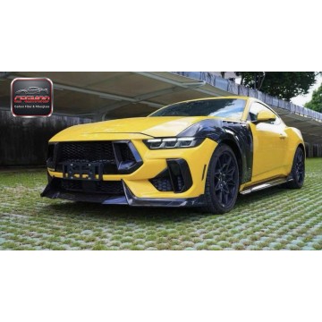 Carbon Fiber Front Bumper Grille Frame Insert for 2024+ Ford Mustang S650 Tuning Parts